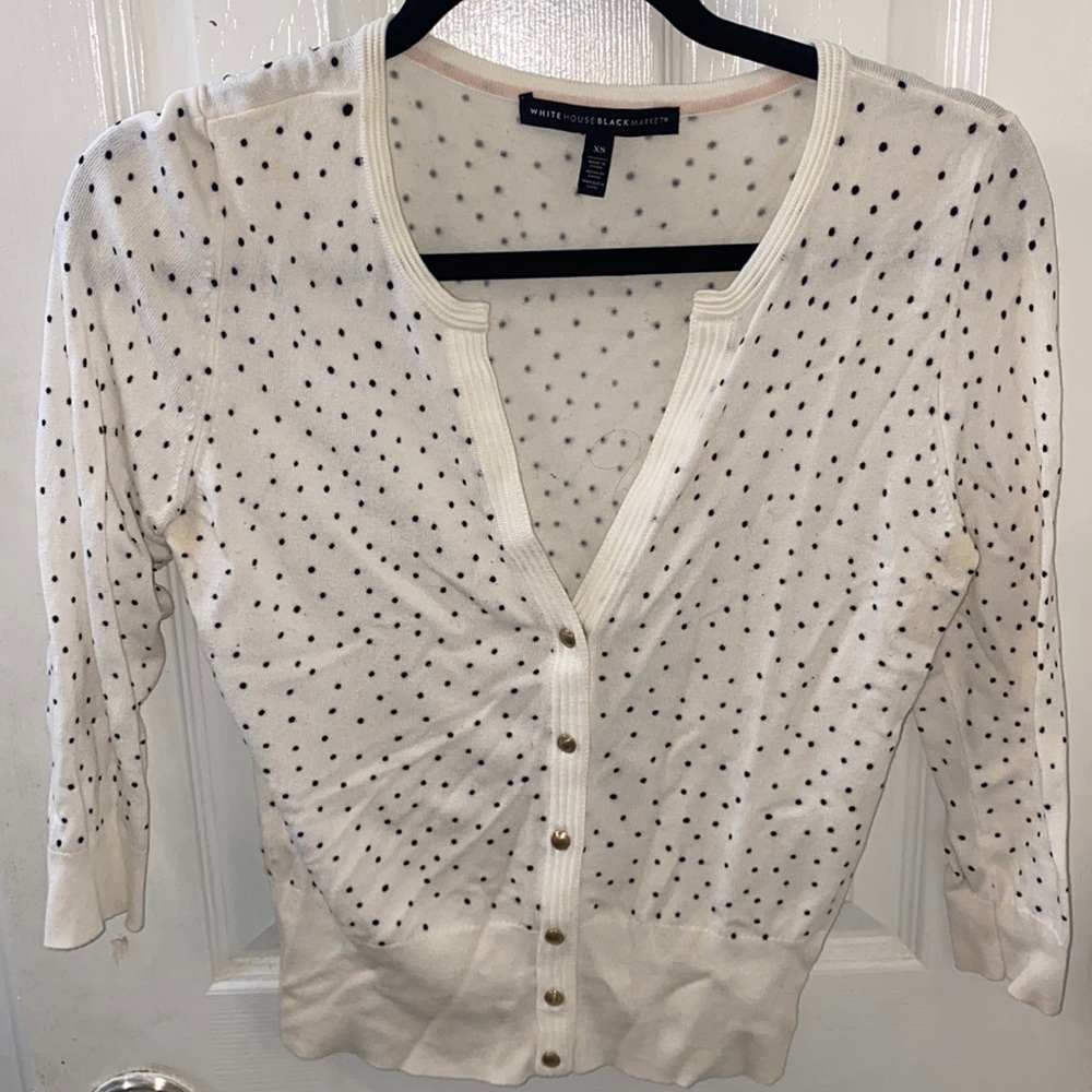 White Button up top